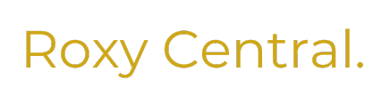 Roxy Central logo gold